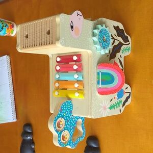 Colorful Wooden Llama Activity Toy